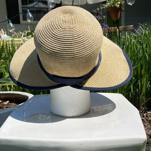 Sun Straw Hat Sz 21.5” - Picture 3 of 7